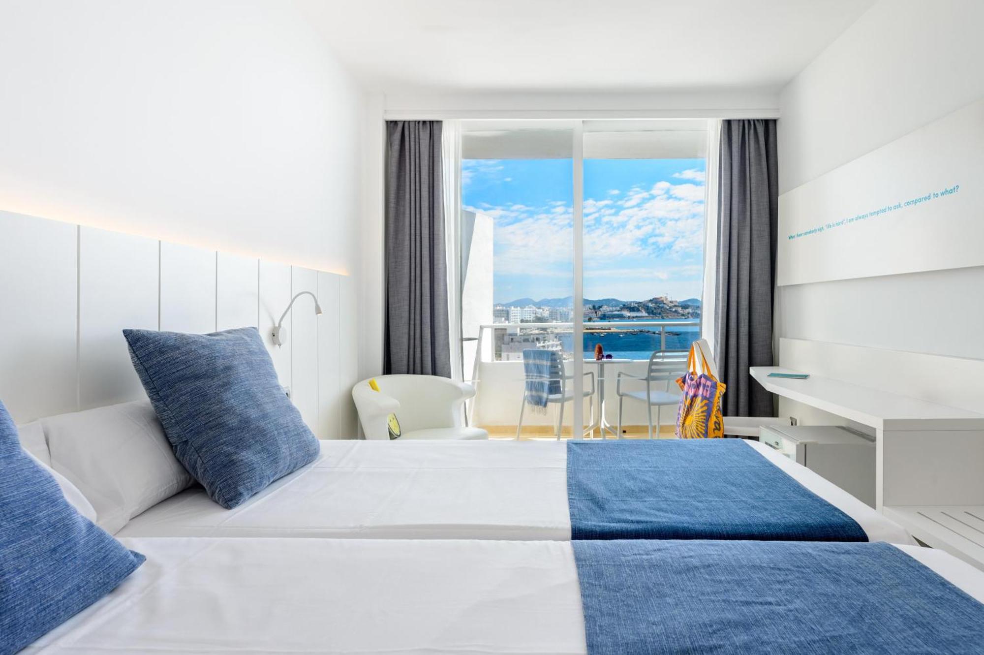Camera doppia con letti singoli con vista panoramica